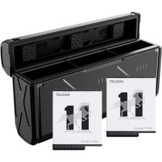 Telesin Multifunctional Storage Charging Box 15Вт + 2 акумулятора Stamina для GoPro 11-10-9 (GP-PT-G01) Telesin Multifunctional Storage Charging Box 15Вт + 2 акумулятора Stamina для GoPro 11-10-9 (GP-PT-G01)