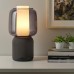 Моноблочна акустична система IKEA SYMFONISK Speaker lamp Glass shade Black (594.309.13)