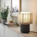 Моноблочна акустична система IKEA SYMFONISK Speaker lamp Textile shade Black/white (694.825.48) Моноблочна акустична система IKEA SYMFONISK Speaker lamp Textile shade Black/white (694.825.48)