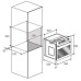 Духовка електрична Fulgor Milano FCO 6213 TM WH