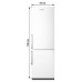 Холодильник з морозильною камерою Hisense RB343D4DWF