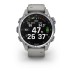 Смарт-годинник Garmin Descent Mk3 43 mm Stainless Steel with Fog Gray Silicone Band (010-02753-04/03)