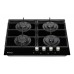Варильна поверхня газова Borgio 6170-15 (Black Glass) FFD Варильна поверхня газова Borgio 6170-15 (Black Glass) FFD