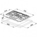 Варильна поверхня газова Franke FHNE 755 4G TC WH C (106.0284.910)