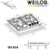Варильна поверхня газова Weilor GG 624 BL Варильна поверхня газова Weilor GG 624 BL