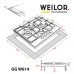 Варильна поверхня газова Weilor GG W 614 WH Варильна поверхня газова Weilor GG W 614 WH