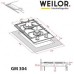 Варильна поверхня газова Weilor GM 304 WH Варильна поверхня газова Weilor GM 304 WH