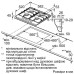 Варильна поверхня газова Bosch PGH6B5O93R
