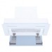 Витяжка вбудована Perfelli BISP 6873 WH LED Strip GLASS