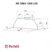 Витяжка вбудована Perfelli BIS 5884 WH 1200 LED