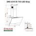 Витяжка похила Perfelli DNS 6343 B 750 IV LED
