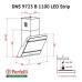 Витяжка похила Perfelli DNS 9723 B 1100 BL LED Strip