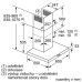 Витяжка Т-подібна Bosch DWB64BC50 Витяжка Т-подібна Bosch DWB64BC50
