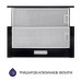 Витяжка телескопічна Minola HTL 6734 BL 1100 LED GLASS