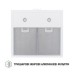 Витяжка купольна Perfelli K 5202 WH 700 LED