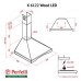Витяжка купольна Perfelli K 6122 IV Wood LED