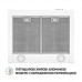 Витяжка купольна Perfelli K 6210 WH 700 LED