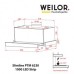 Витяжка телескопічна Weilor PTM 6230 SS 1000 LED Витяжка телескопічна Weilor PTM 6230 SS 1000 LED