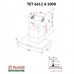 Витяжка Т-подібна Perfelli TET 6612 A 1000 W LED