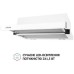 Витяжка телескопічна Perfelli TL 5212 WH 700 LED