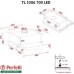 Витяжка телескопічна Perfelli TL 5386 I 700 LED