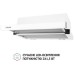 Витяжка телескопічна Perfelli TL 6212 WH 700 LED