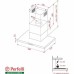 Витяжка Т-подібна Perfelli T 6612 A 1000 W LED